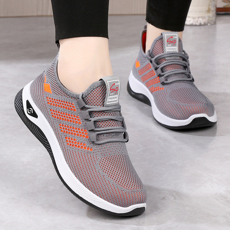 Old Beijing Cloth Shoes for Men, Slip-On Woven Surface Walking Shoes, Elderly Shoes, Non-Slip Soft Sole Casual Sports Shoes