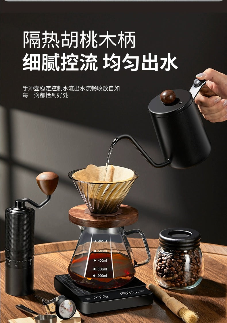 Hand Brew Coffee Set Hand Brew Coffee Pot Filter Cup Sharing Pot Grinder Set Coffee Utensils Gift Souvenir