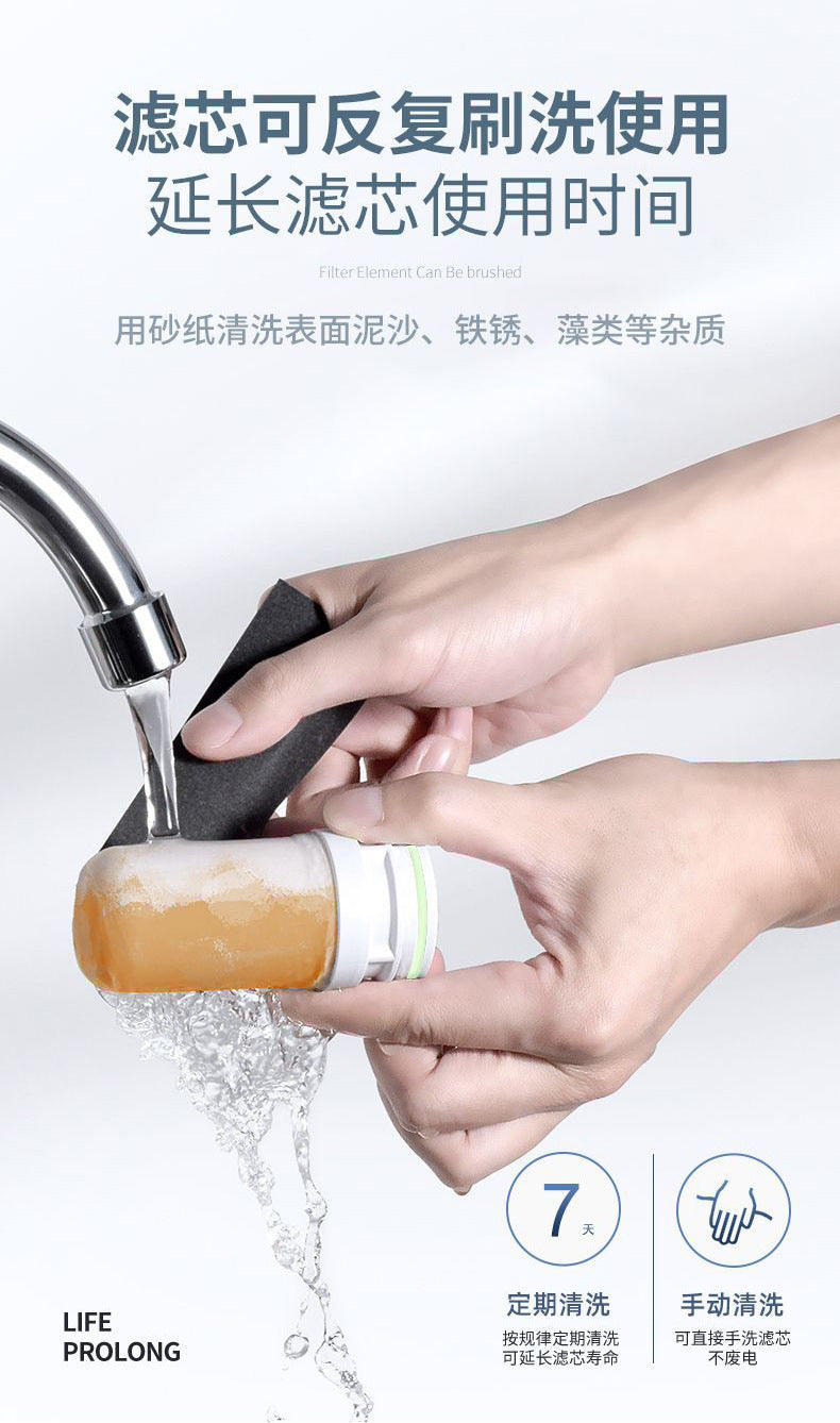 Faucet Water Purifier Water Filter Kitchen Tap Water Filter Direct Drinking Single Outlet Ceramic Filter Cartridge Wholesale