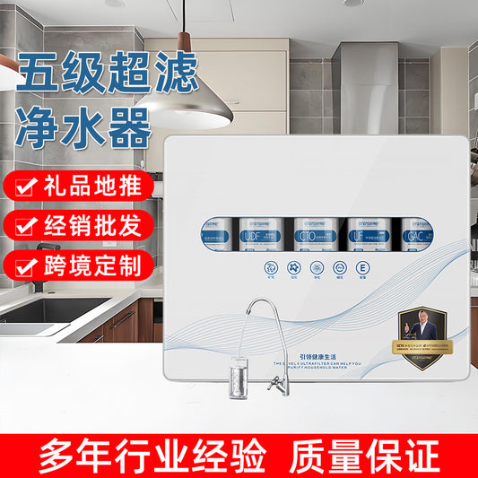 Water Purifier Household Direct Drinking Ultrafiltration Five-Stage Non-Electric No Wastewater Kitchen Pre-Installed Tap Water Filter Purifier