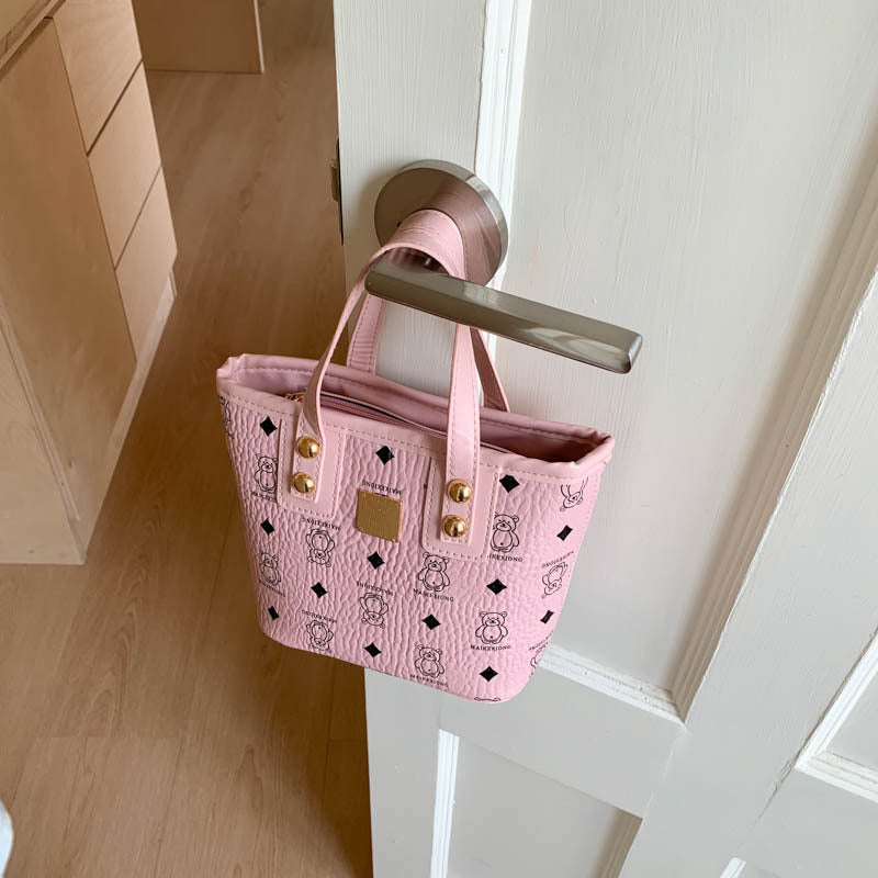 Large Capacity Stylish Versatile Korean Version ins Women's Bag2025New fashionable and high-end one-shoulder tote bag