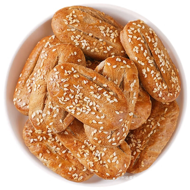 Buckwheat Pepper Salt Crispy Old-fashioned Beef Tongue Cake Pepper Salt Flavor Handmade Buckwheat Biscuit Cane Sugar Food Snacks Dropshipping