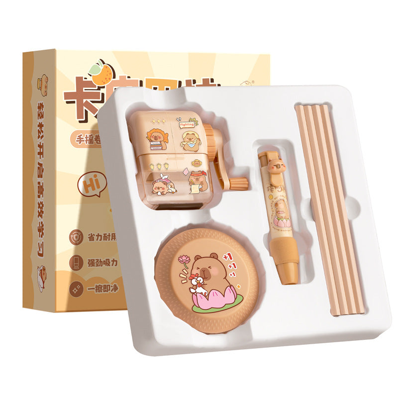 Kaba Bear Stationery Set Gift Box Cartoon Multi-Scene Use Student Graduation Gift Back-to-School Season Stationery Big Gift Pack http://detail.1688.com/offer/914519778285.html