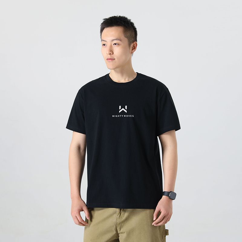 Printed cotton ice silk cool summer short sleeves T Men's American Style High Street Simple Loose Short Shirt t Couple Style