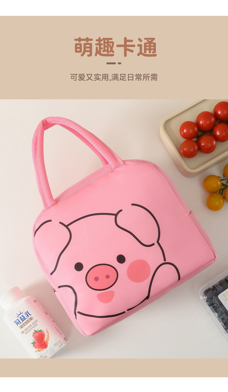 Lunch Box Handbag Bento Bag Insulated Bag Office Worker Lunch Bag Primary School Clothes Lunch Bag Pinny Rice Bag