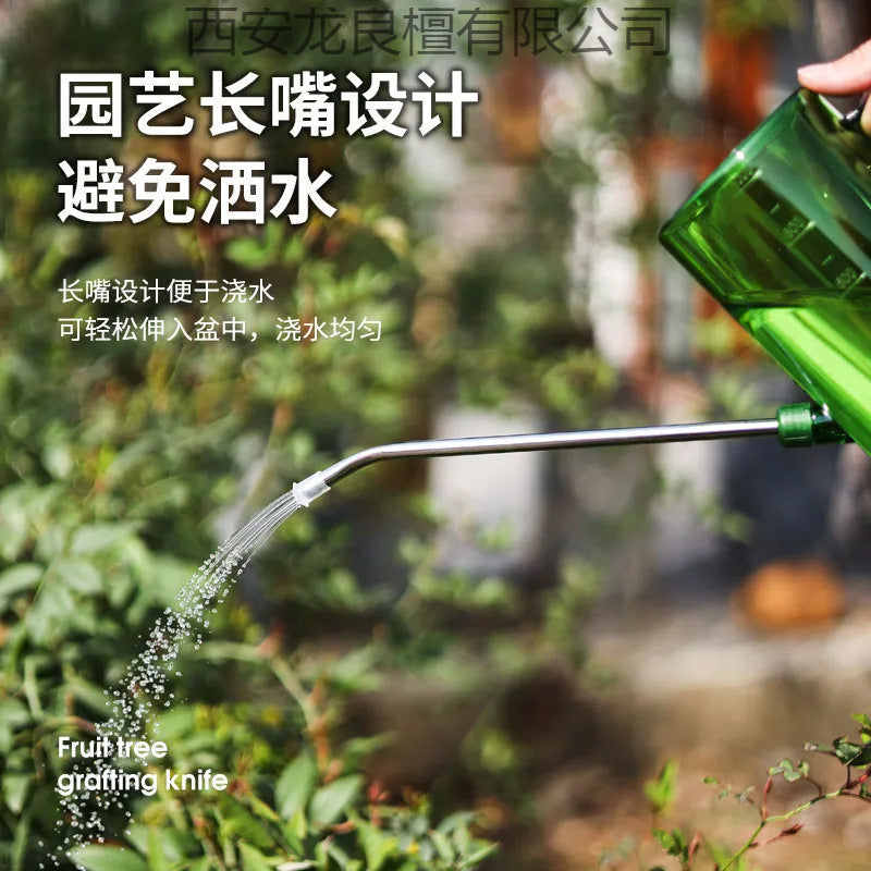 Stainless Steel Long Spout Watering Can High Aesthetic Home Use Watering Can for Green Plants Potted Plants Gardening Tool Factory
