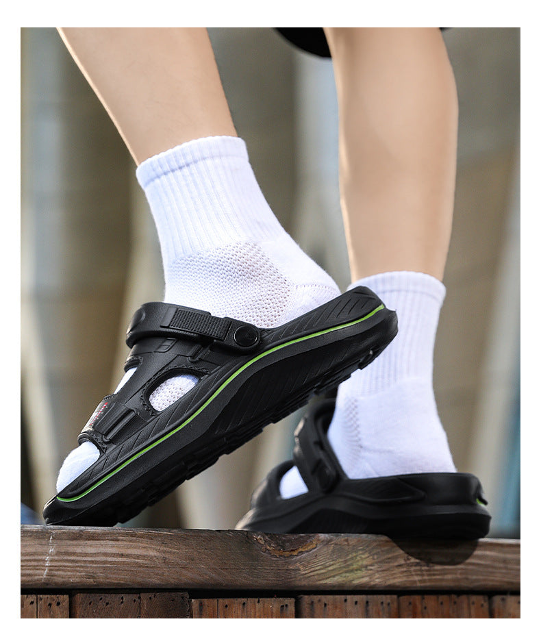Men's Summer Sandals2025New Outdoor Wear Comfortable Men's Anti-Slip Driving and Beach Sandals