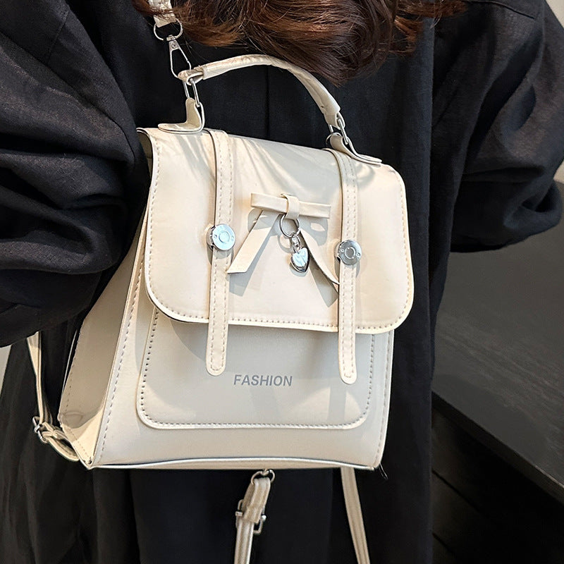 Single Shoulder Double Shoulder Women's Bag2025New Fashionable Girly Casual Multi-use Small Square Bag Spring Summer Hot-selling Women's Bag