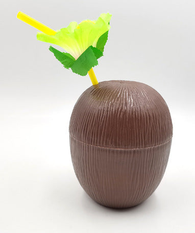 Amazon Hawaiian Party Decoration500ml Coconut Cup Hibiscus Fruit Cup Pineapple Cup Beverage Cup
