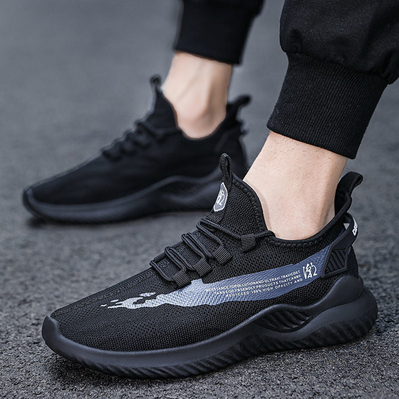 Men's Sneakers2024Spring New Trendy Casual Shoes Running Shoes Couple Shoes Mesh Flyknit Shoes Export