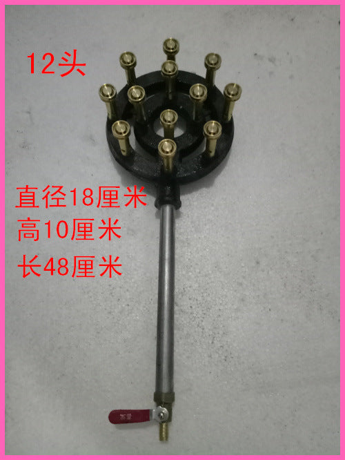 Commercial High-Heat Stove Burner Gas Single Stove Tabletop Restaurant Gas Stove High-Pressure Liquefied Gas Biogas Natural Gas Stove Burner