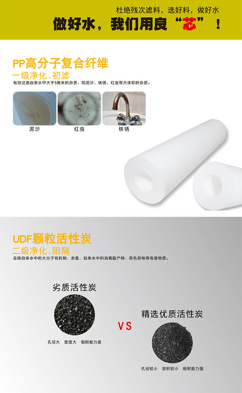 Water Purifier Five-Stage Ultrafiltration Water Purifier Mineral Energy Water Purifier Kitchen Wall-Mounted Direct Drinking Machine Gift Manufacturer