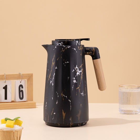 Cross-Border Insulated Kettle Household Glass Inner Liner Warm Kettle Simple Office Coffee Large Capacity Hot Water Kettle Insulated Water Kettle