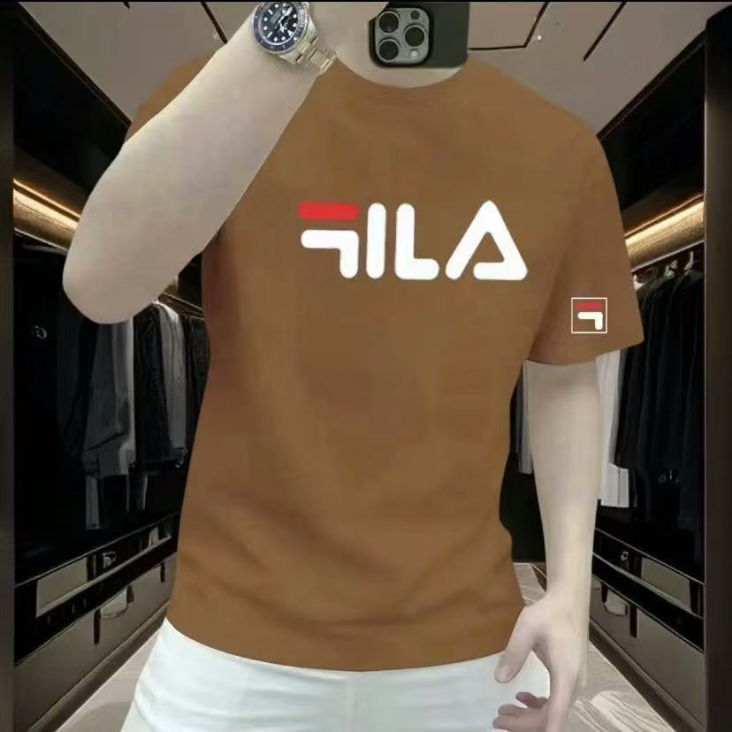 Men's American Shirt 2025 Summer New Slim Fit Cotton T-Shirt