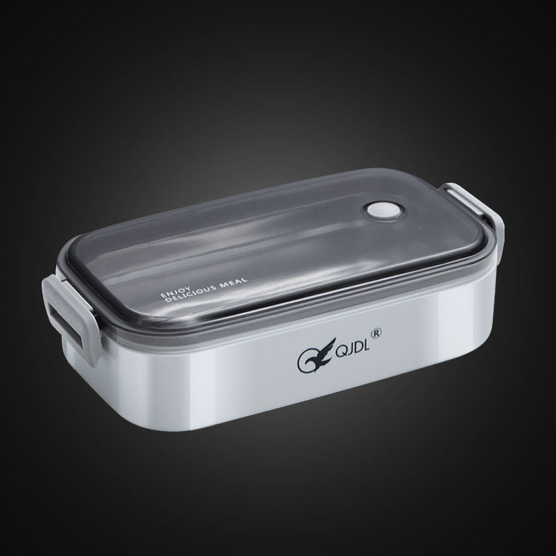 304Stainless Steel Sealed Insulated Lunch Box for Students and Office Workers, Microwave Safe, Double-Layer Lunch Container