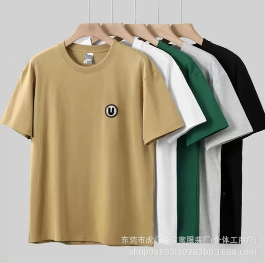 1688Wholesale Summer Men's Clothing Short Sleeve Loose Casual Men's Fashion T Shirt Running Around Selling Goods