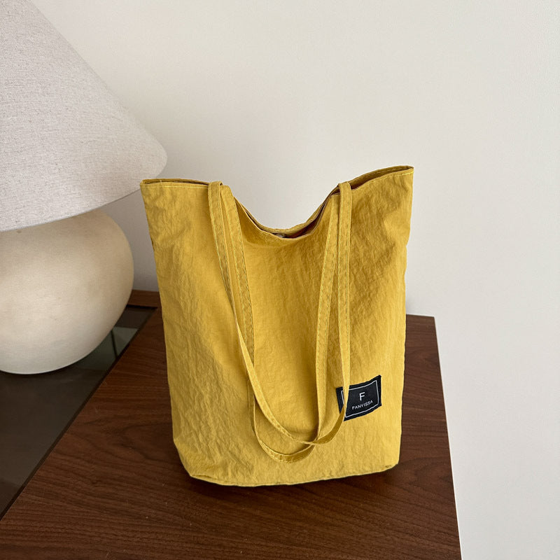 Foreign Trade New Solid Color Women's Bag Wholesale Large Capacity Women's Shoulder Bag Crossbody Bag ins Fashionable Versatile Commuter Bag