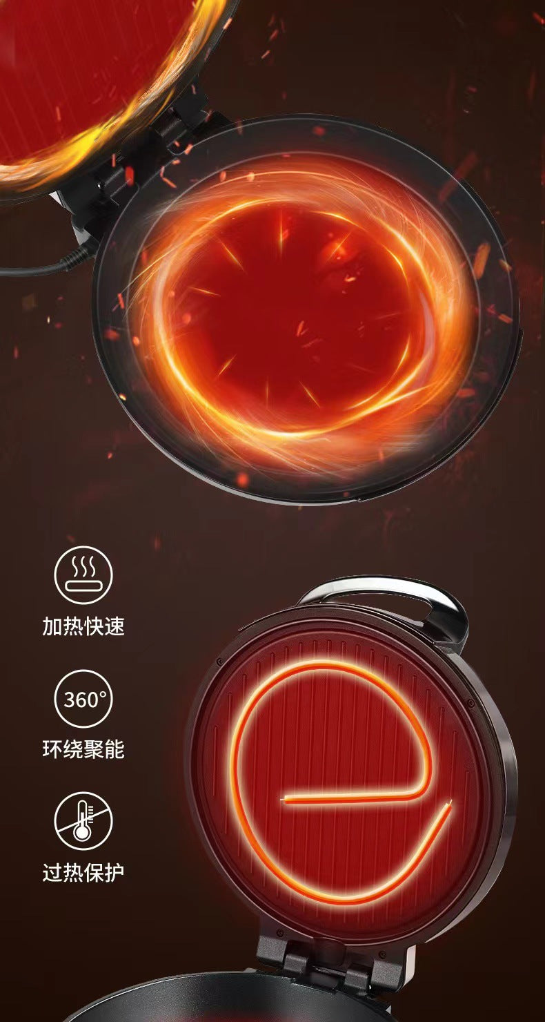 Electric Griddle with Automatic Power Off, Detachable and Washable Non-Stick Pancake Pan, Deepened Large Electric Pot, Multi-Use