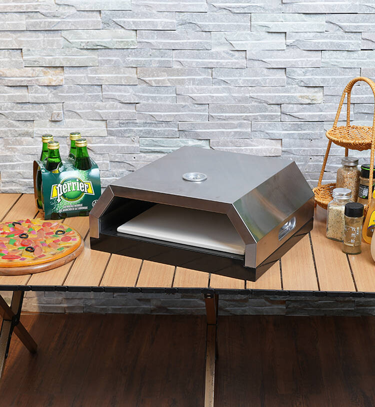 Wholesale Stainless Steel Pizza Oven with Pizza Stone Bread Baking Oven Portable Pizza Oven pizza oven
