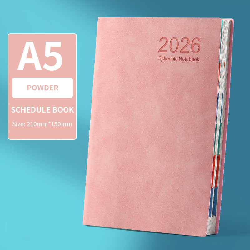 2026Calendar Book Cross-Border English Yearly Calendar Book365Tianji Daily Planner Efficiency Notebook