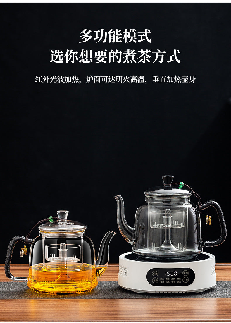 High Borosilicate Glass Teapot Thickened Heat-Resistant Electric Ceramic Stove Large Capacity Tea Set Tea Brewing Pot Single Pot Manufacturer