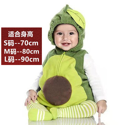 Christmas Halloween Baby Butterfly Costume Strawberry Costume Dress Fruit-Shaped Jumpsuit Performance costume