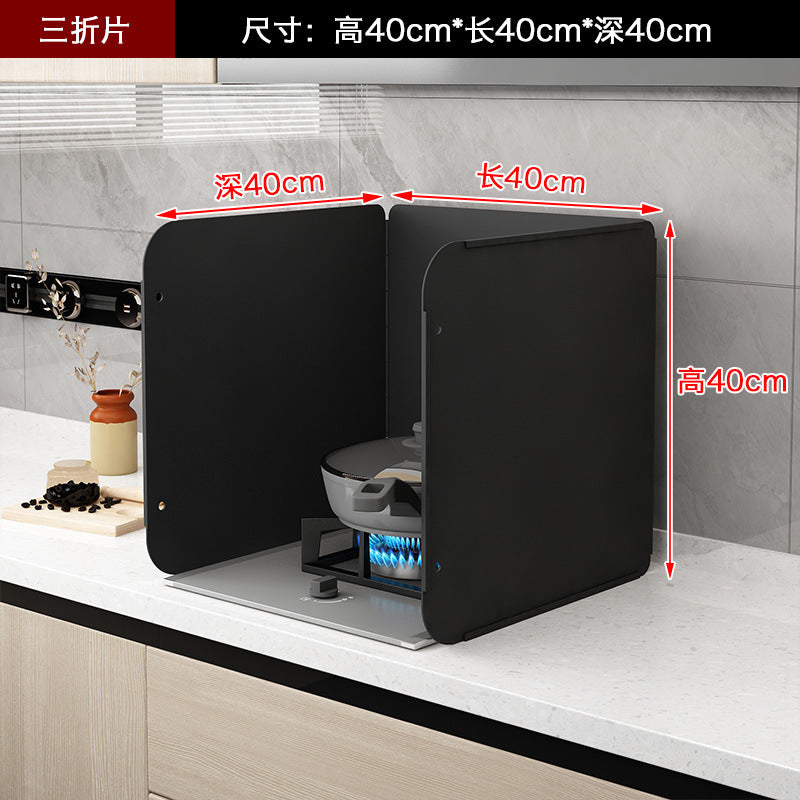 Kitchen Oil-Proof Baffle Stove Gas Stove Heat Insulation Board Foldable Storage Thickened Waterproof Fireproof High-Temperature Oil-Proof Board