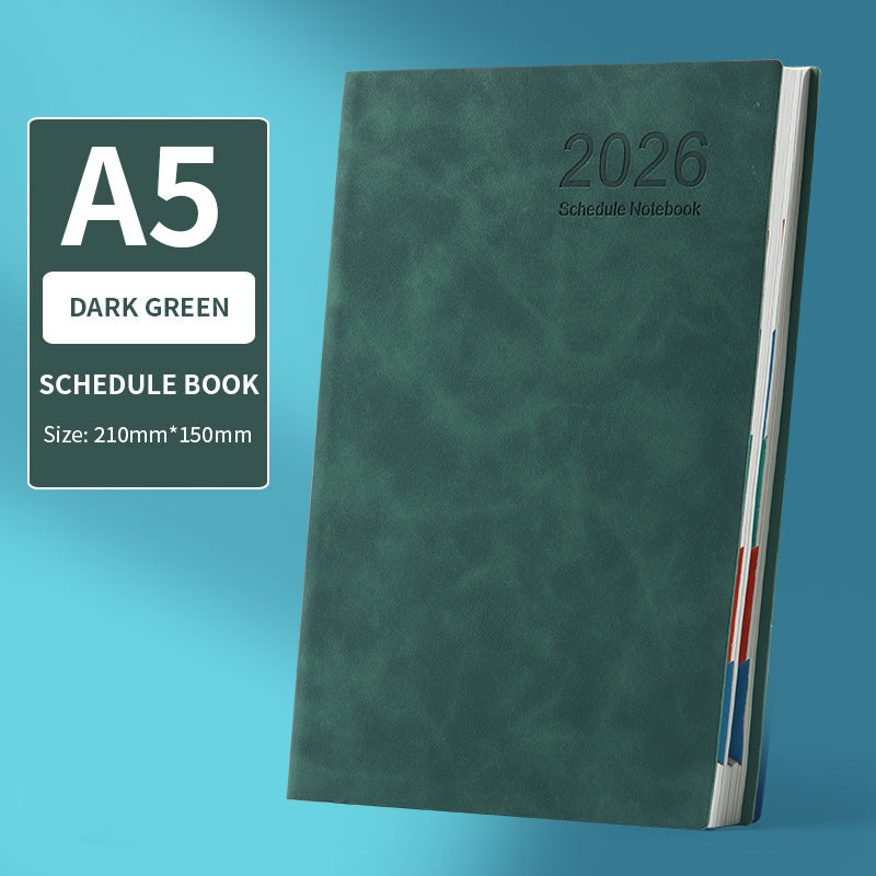 2026Calendar Book Cross-Border English Yearly Calendar Book365Tianji Daily Planner Efficiency Notebook