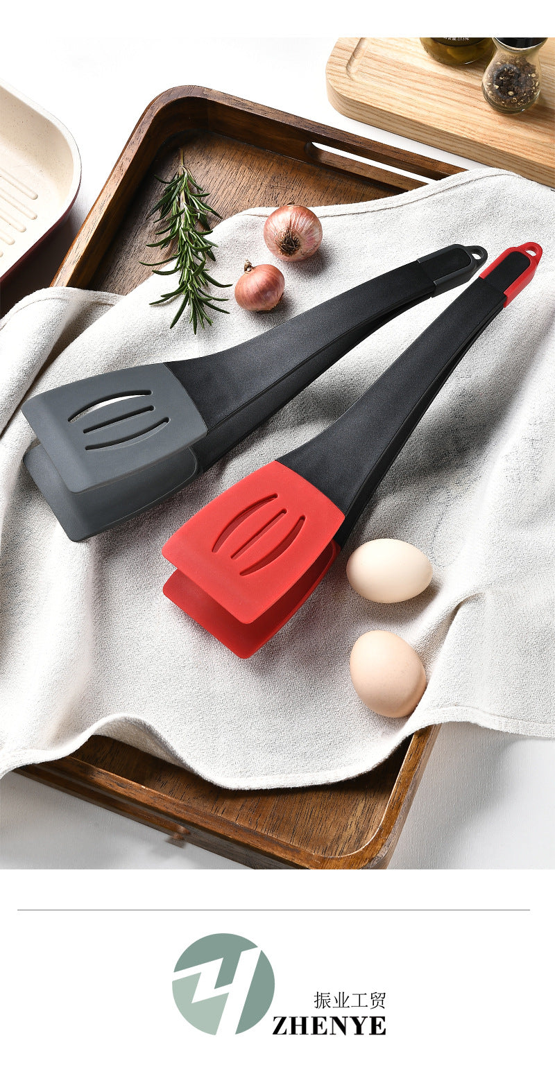 Kitchen Silicone3Combination1Steak Tongs Frying Spatula Steak Spatula Food Tongs Stir-fry Spatula Cooking Spatula Kitchen tongs