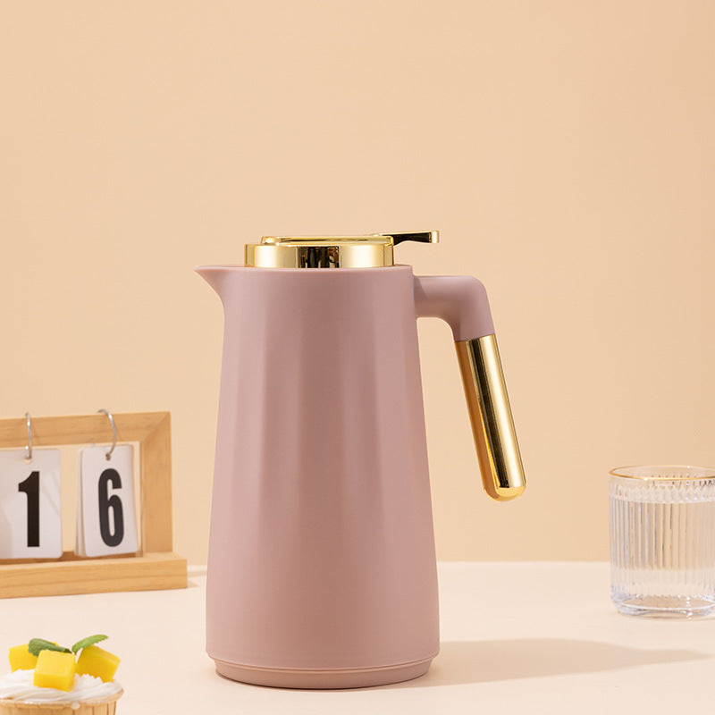 Cross-Border Insulated Kettle Household Glass Inner Liner Warm Kettle Simple Office Coffee Large Capacity Hot Water Kettle Insulated Water Kettle