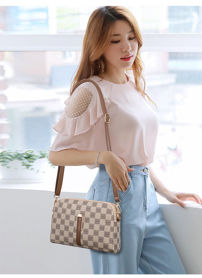 2834Yagelaisi Bag for Women New Simple Versatile Shoulder Bag Retro Trendy Crossbody Women's Bag Phone Bag