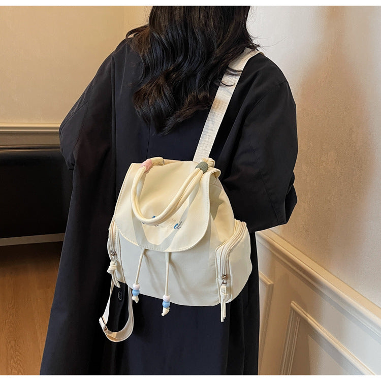 Foreign Order Fashion Super Popular Fresh Style Women's Backpack2025New Trendy and Stylish Handbag Commuting Small Backpack for Women