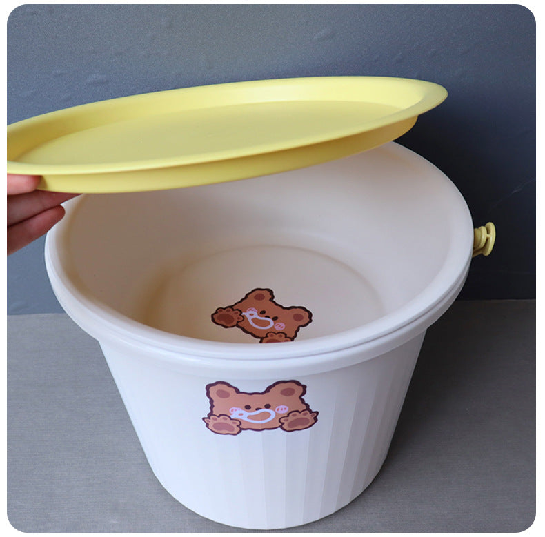 Back-to-School Season Toiletries Set Washbasin Bucket Tooth Cup Soap Dish Shoe Brush for Male and Female Students Dormitory11Set