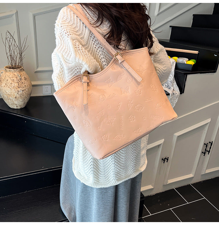 Women's High-Grade Bag2025Spring Birthday Gift Puppy Tote Bag Large Capacity Women's Bag Commuting Crossbody Bag