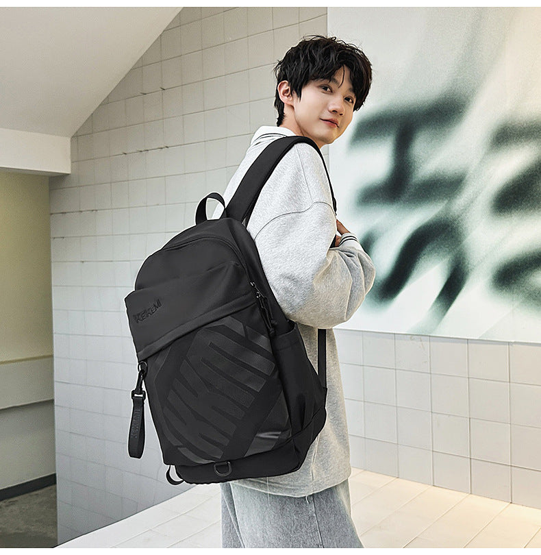 Cross-border Trade Casual Backpack Trendy Letter Waterproof Backpack Large-capacity outdoor travel high-value backpack http://detail.1688.com/offer/972131324440.html