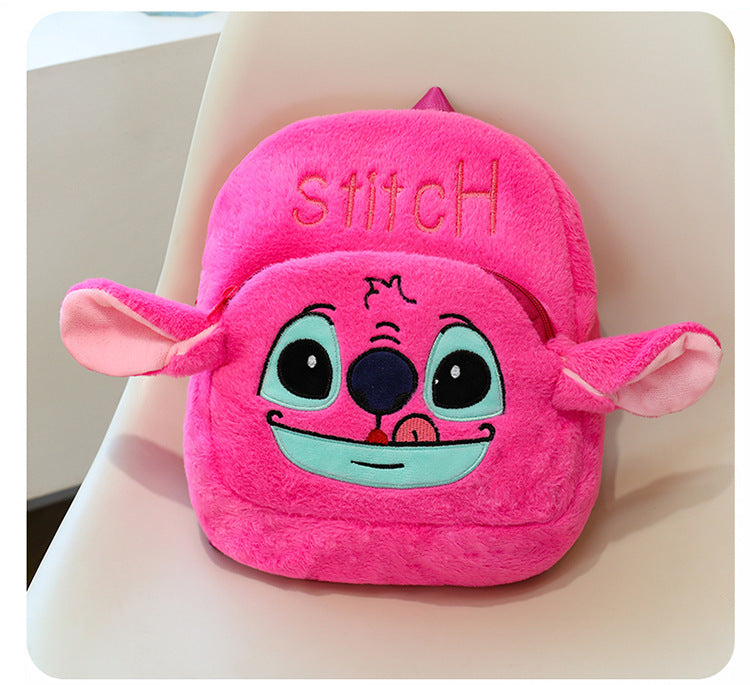 New Stitch Plush Toy Double-Back Cute Children's Large Capacity Backpack for Outings http://detail.1688.com/offer/957031023505.html