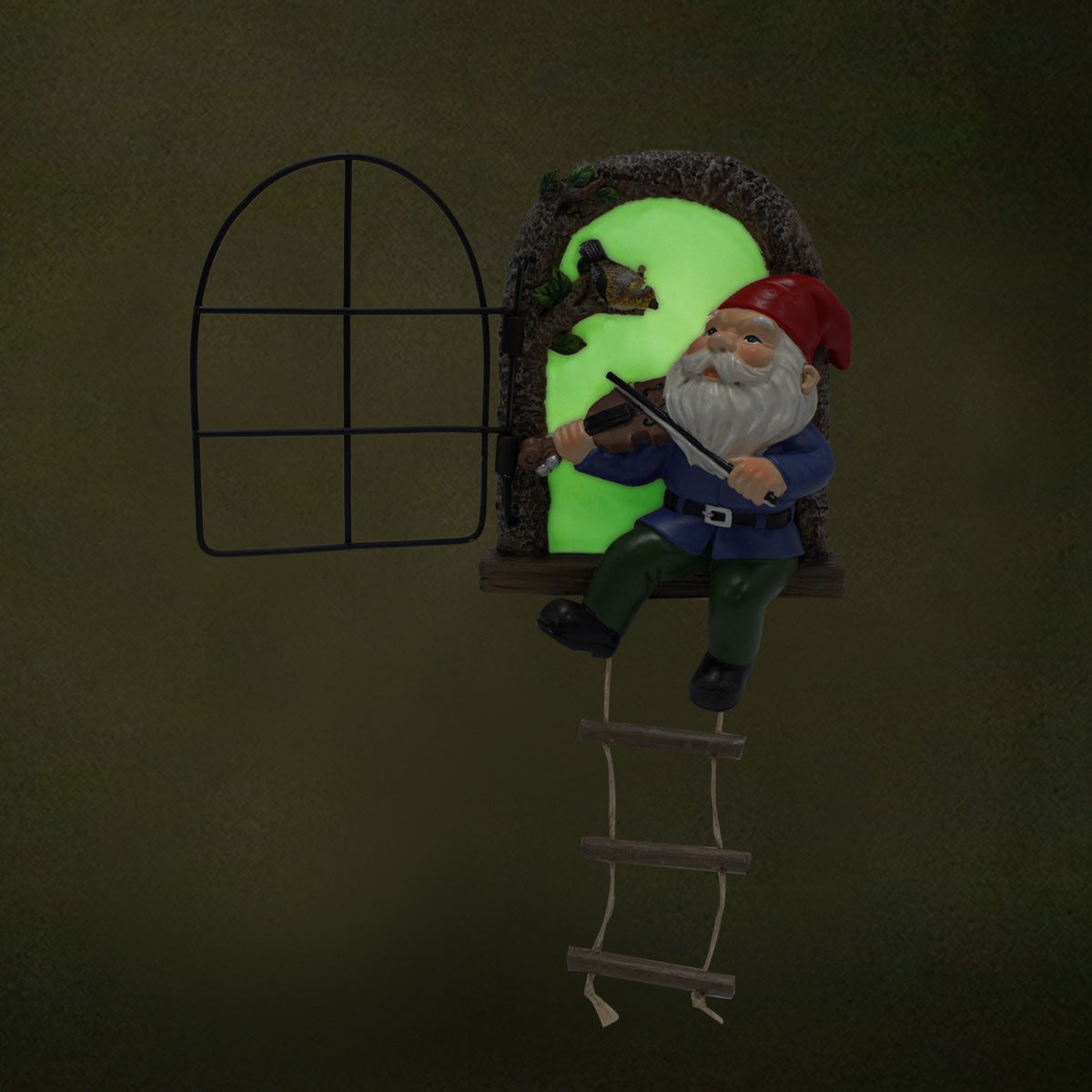 Cross-Border New Fluorescent Playable Dwarf Tree Hanging Resin Craft Pendant Creative Micro Landscape Garden Decoration