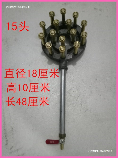 Commercial High-Heat Stove Burner Gas Single Stove Tabletop Restaurant Gas Stove High-Pressure Liquefied Gas Biogas Natural Gas Stove Burner