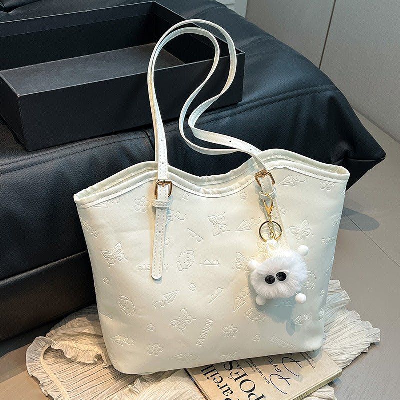 Women's High-Grade Bag2025Spring Birthday Gift Puppy Tote Bag Large Capacity Women's Bag Commuting Crossbody Bag