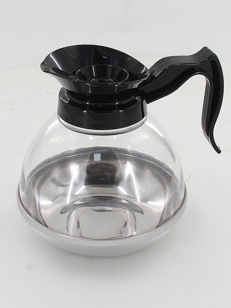 CAFERINA Fully Automatic American Coffee Machine Drip Filter Commercial New Lux Steel Bottom Coffee Pot Glass Large Capacity