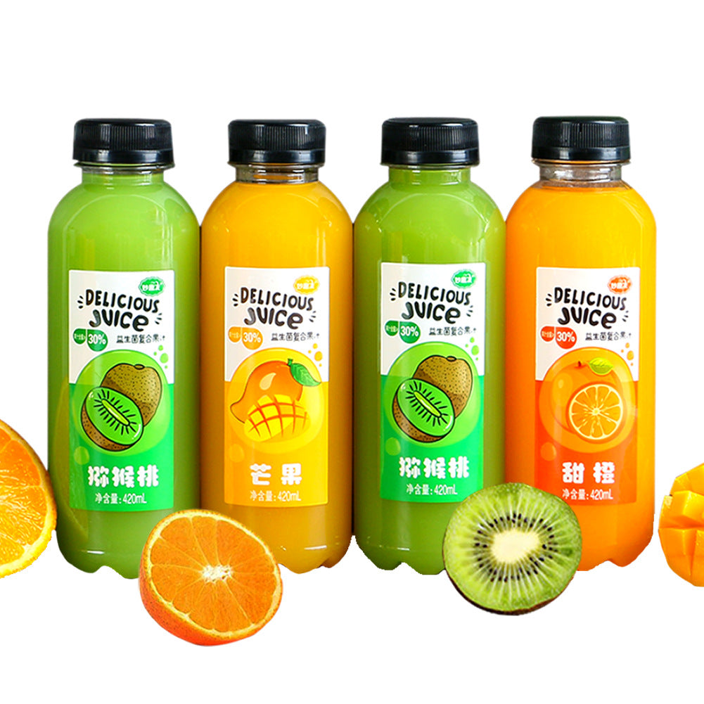 420ml*15Bottle Probiotic Compound Juice Drink Whole Box Sweet Orange Juice Mango Kiwi Fruit Drink Wholesale Dropshipping