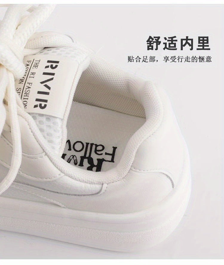 Women's Thick-Soled White Sneakers2025New Summer Women's Sneakers ins Trendy Height-Increasing Chunky Sneakers