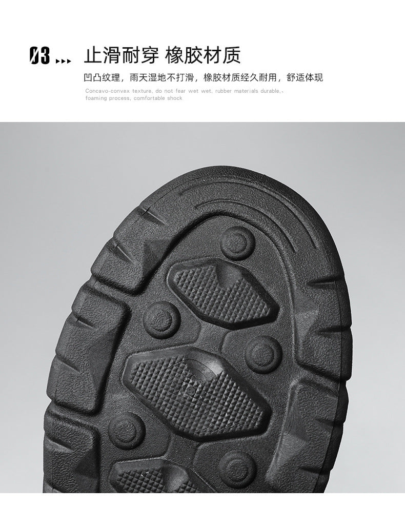 Men's Breathable Casual Shoes Summer New Fashion Sports Shoes Dropshipping Versatile Single Shoes Soft Sole Comfortable Dad Shoes