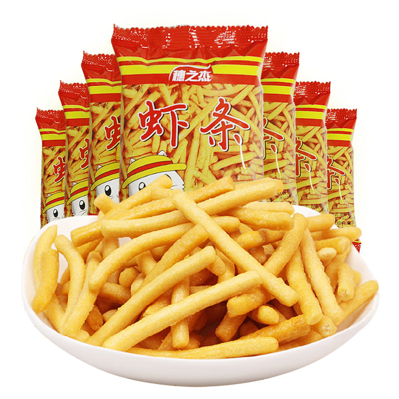 【Preferred】Suizhijie Shrimp Crackers40Pack of casual snacks nostalgic puffed delicious small packs YM Packaging Other