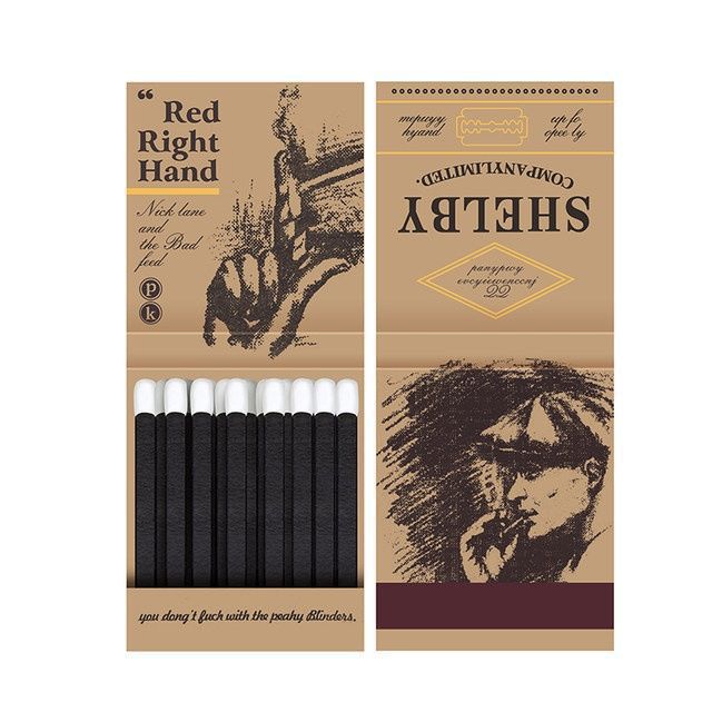 Peaky Blinders Matches Love and Peace Razor Party Old-Fashioned Matches Retro Nostalgic Shelby Source Factory Matches
