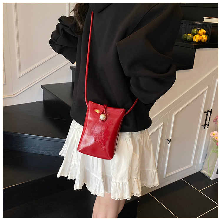 New Chinese Style Mini Handbag for Women2024New high-end versatile coin purse casual single shoulder crossbody phone bag