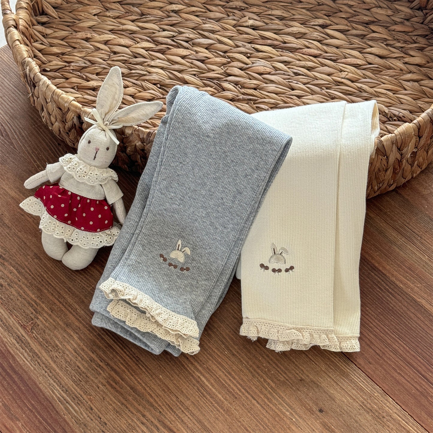 Sweet Little Girl Spring and Autumn Leggings New Style for Girls Baby Autumn Style Toddler Outerwear Children's Clothing Autumn Pants