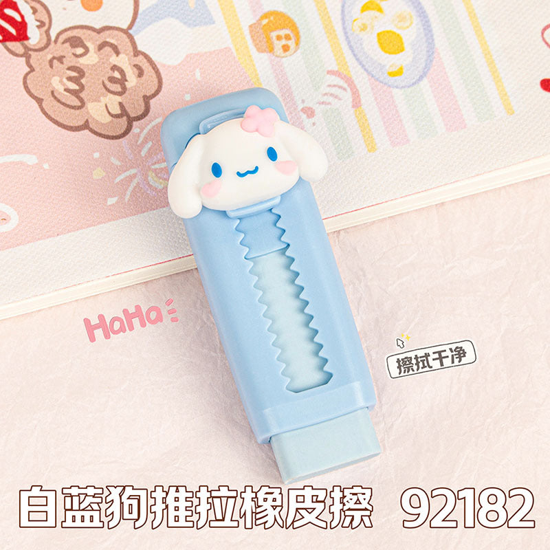 Sanrio Push-Pull Eraser Retractable Cartoon Eraser No Debris Student Back-to-School Season Learning Supplies Wholesale http://detail.1688.com/offer/829893494848.html