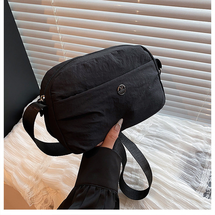 Casual texture niche design small square bag2025Spring New Fashionable Trendy Women's Single Shoulder Crossbody Bag
