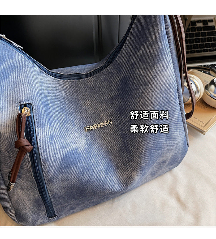 Melard Women's Bag2025New Crossbody Bag Winter Versatile High-End Feel Shoulder Bag Large Capacity Tote Bag